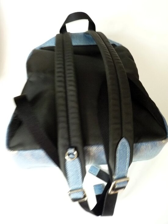 Coach Charlie light blue medium backpack
